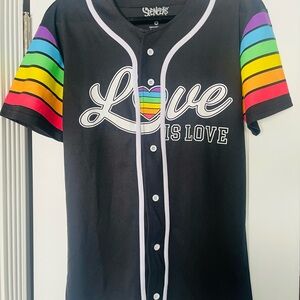 Spencer's Black Love is Love Rainbow Sleeve Jersey